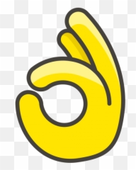 Ok Hand Emoji - Icon,Okay Emoji