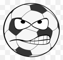 Free Goal Target Illustrations - Drawing Of A Soccer Ball With Face Emoji
