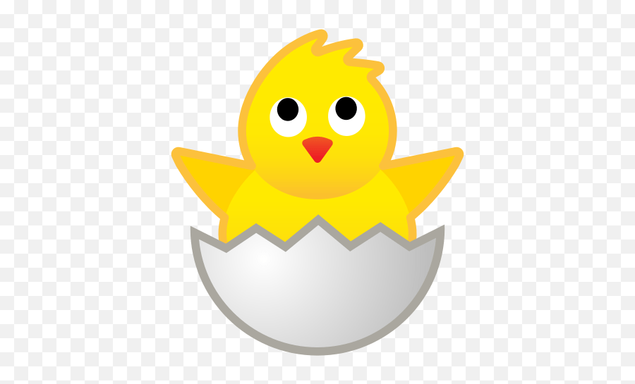 Hatching Chick Emoji Meaning With Pictures - Pollito En El Cascaron,Chick Emoji