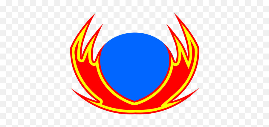 Vector Clip Art Of Flames Around Blue - Llamas Alrededor Emoji,Trini Flag Emoji