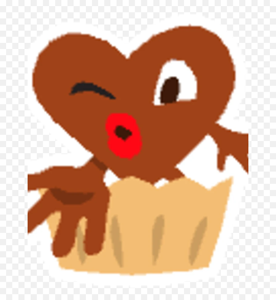 Chocolate Heart - Illustration Emoji,Flying Kiss Emoji