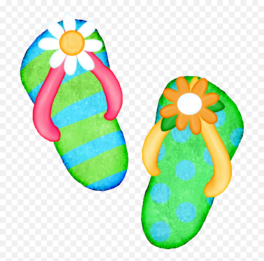 Hawaiian Slippers Clipart - Summer Flip Flops Clip Art Emoji,Hawaiian Emojis