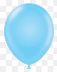 Light Blue Helium Latex Balloons - Sky Clipart Emoji