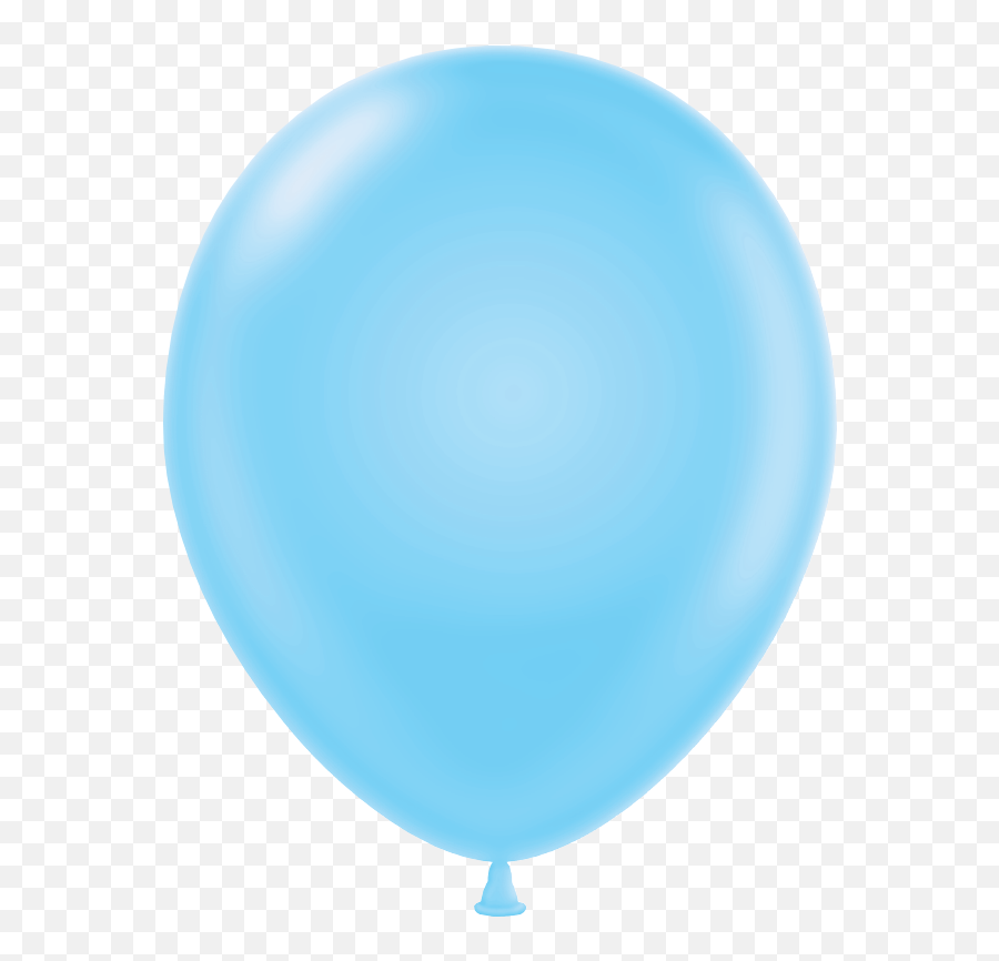 Light Blue Helium Latex Balloons - Sky Blue Balloon Clipart Emoji,Blue Balloon Emoji