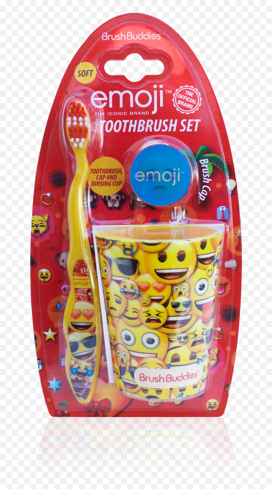 Brush Buddies Emoji Manual Toothbrush Gift Set - Baby Toys,Horseshoe Emoji
