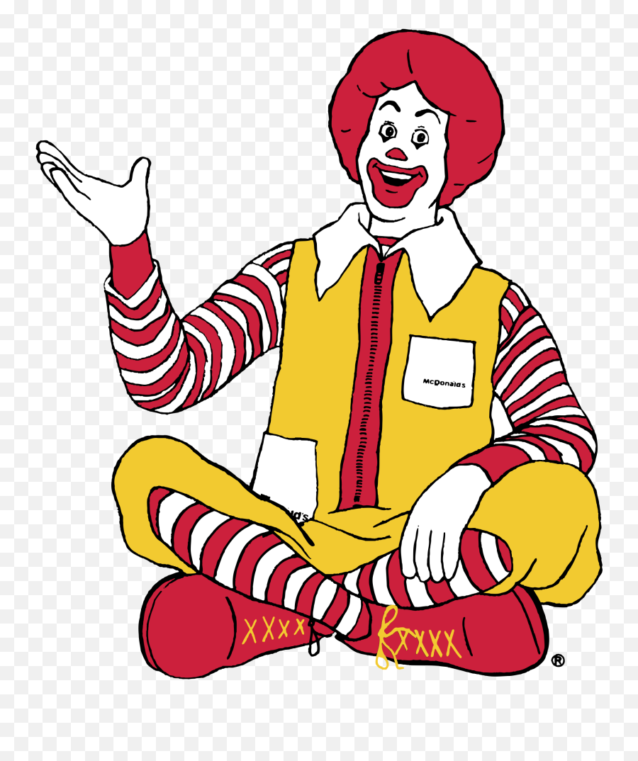 Mcdonalds Clipart Ronald Mcdonald - Ronald Mcdonald Clip Art Emoji,Ronald Mcdonald Emoji