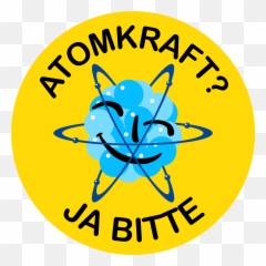 Atomkraft Ja Bitte - Nuclear Power Yes Clipart Full Size Emoji