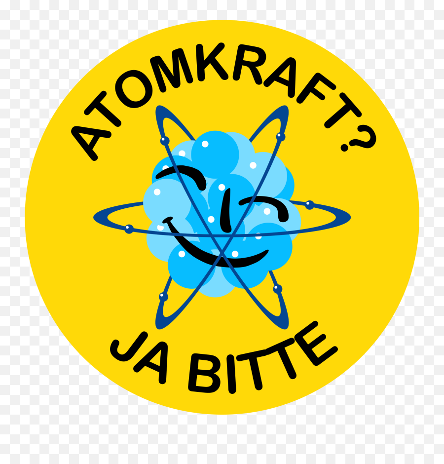 Atomkraft Ja Bitte - Nuclear Power Yes Clipart Full Size Nuclear Power Emoji,Nuclear Emoji