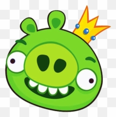 Angry Birds Pig Png Transparent Image - Cartoon Pig Angry Birds Emoji,Piggy Emoticon