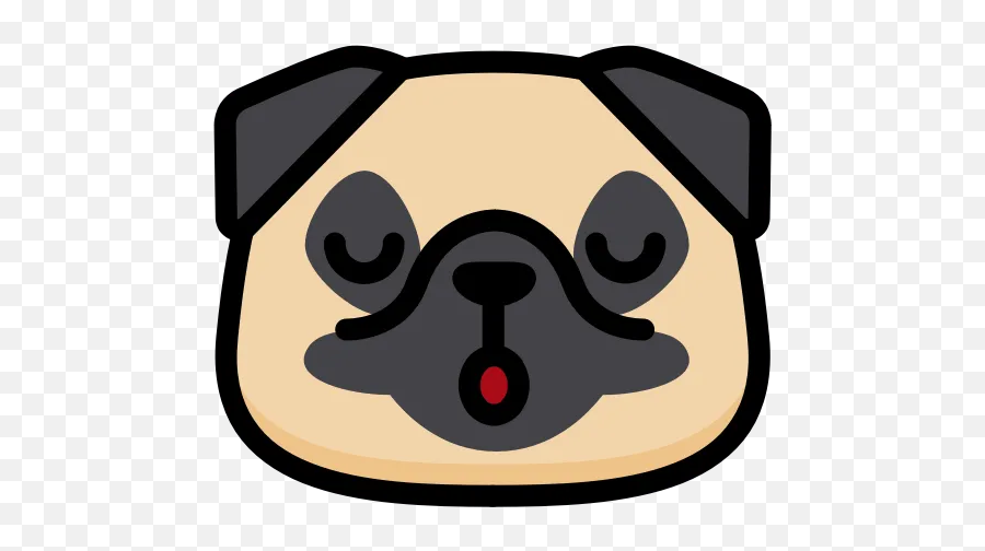 Daycare - Pug Icon Emoji,Dog Bone Emoji