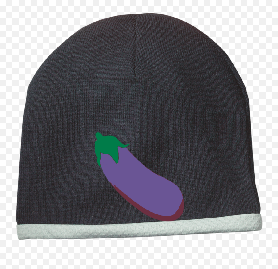 Eggplant Emoji Performance Knit Cap - Beanie,Dunce Emoji