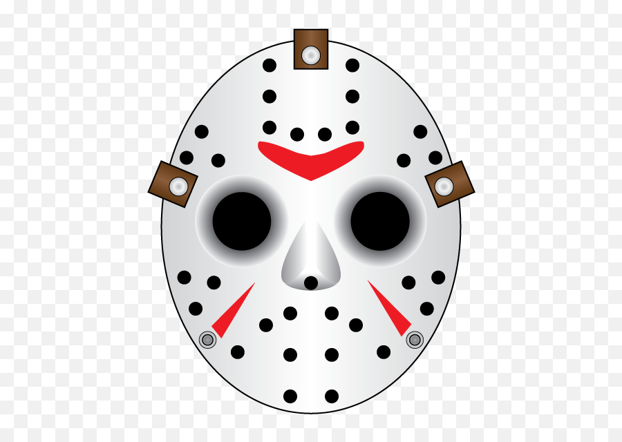 Hockey Mask Emoji - Easy Jason Voorhees Mask Drawing,Hockey Mask Emoji