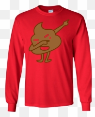 Funny Dabbing Poop Emoji Ls Sweatshirts - Jimmy Neutron Shirt Png