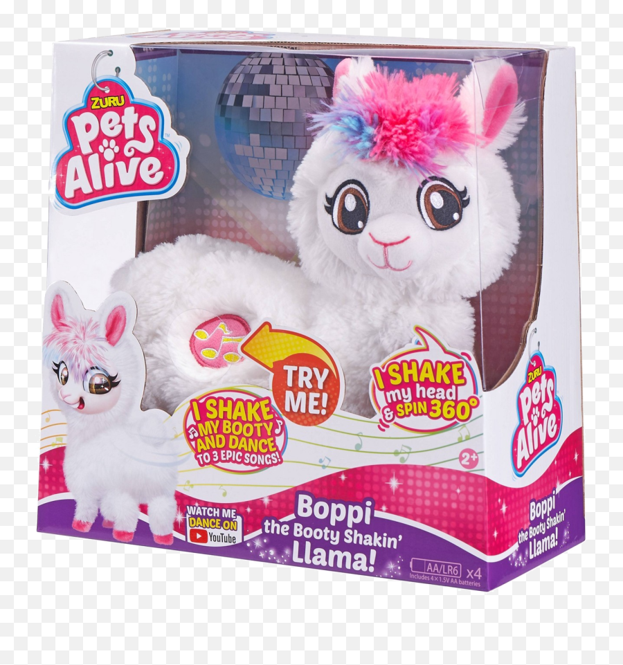 Zuru Pets Alive Boppi The Booty Shakinu0027 Llama - Toys For Girls Seven Years Old Emoji,Belly Dancer Emoji