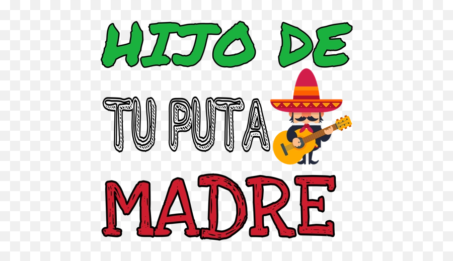 Mexican Lexicon Stickers For Whatsapp - Clip Art Emoji,Mexican Hat Emoji