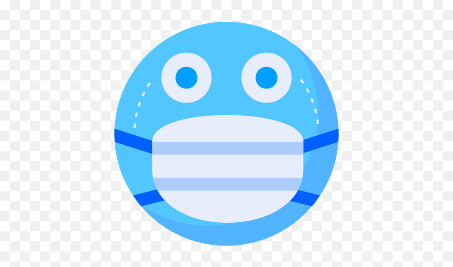 Mask Emoji Icon Of Flat Style - Available In Svg Png Eps Circle,Nail Polish Emoji Png