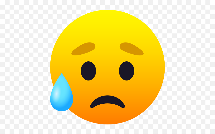 Emoji Sad But Relieved Face To Copy - Emoji Triste,Pensive Emoji