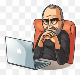 Steve Jobs Whatsapp Stickers - Cartoon Png Emoji