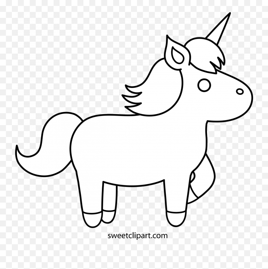 Cute Unicorn Head Coloring Pages - Coloring Book Emoji,Narwhal Emoji