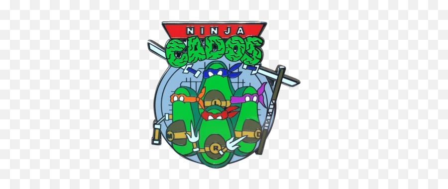 Moon Emoji Pin - Cartoon,Ninja Turtles Emoji