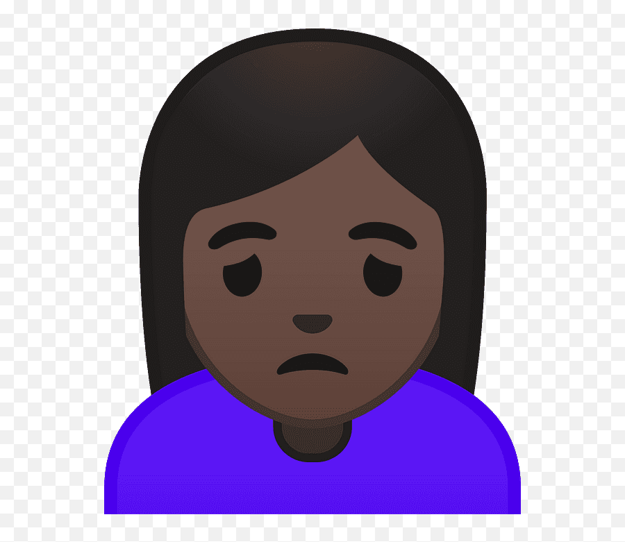 Woman Frowning Emoji Clipart Free Download Transparent Png - Mujer Emoji Triste,Red Dress Lady Emoji