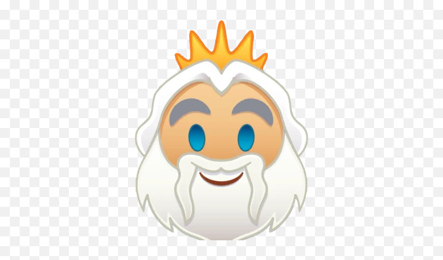 King Triton - Cartoon Emoji,King Emoji