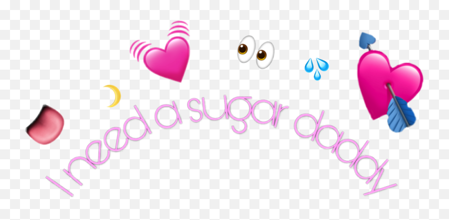 Daddy Sugardaddy Emoji Ddlg Editbyme - Heart,Daddy Emoji