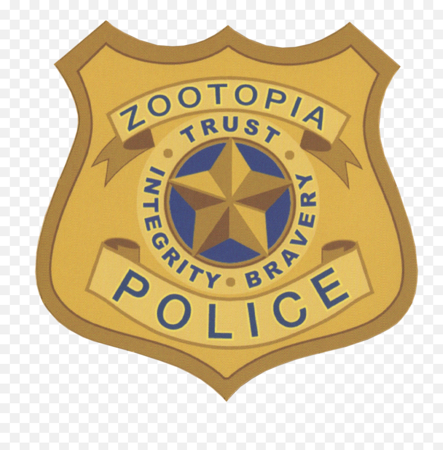 Zootopia Police Department - Police Badge Png Emoji,Policeman Emoji