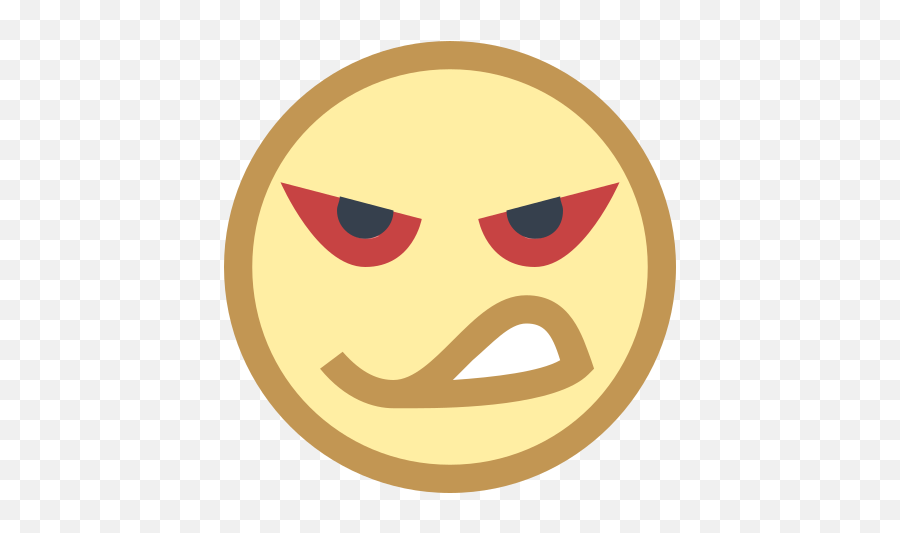 Angry Icon - Smiley Emoji,Angry Emoji Face