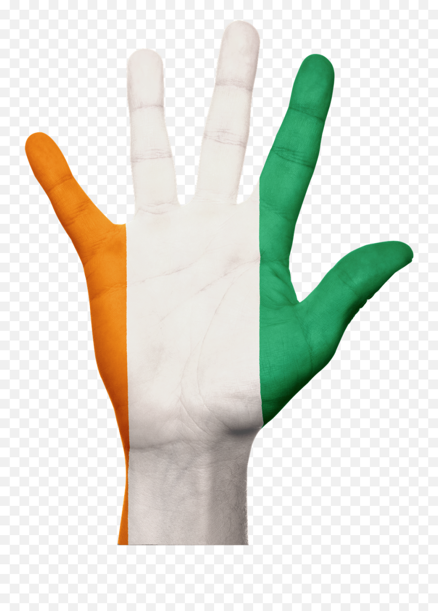 Ivory Coast Flag Hand Africa Country - Romanian Flag On Hand Emoji,Italian Hand Gesture Emoji