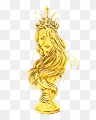 Pleasevote Queen Gold Chesspiece - Illustration Emoji,Queen Chess Piece Emoji