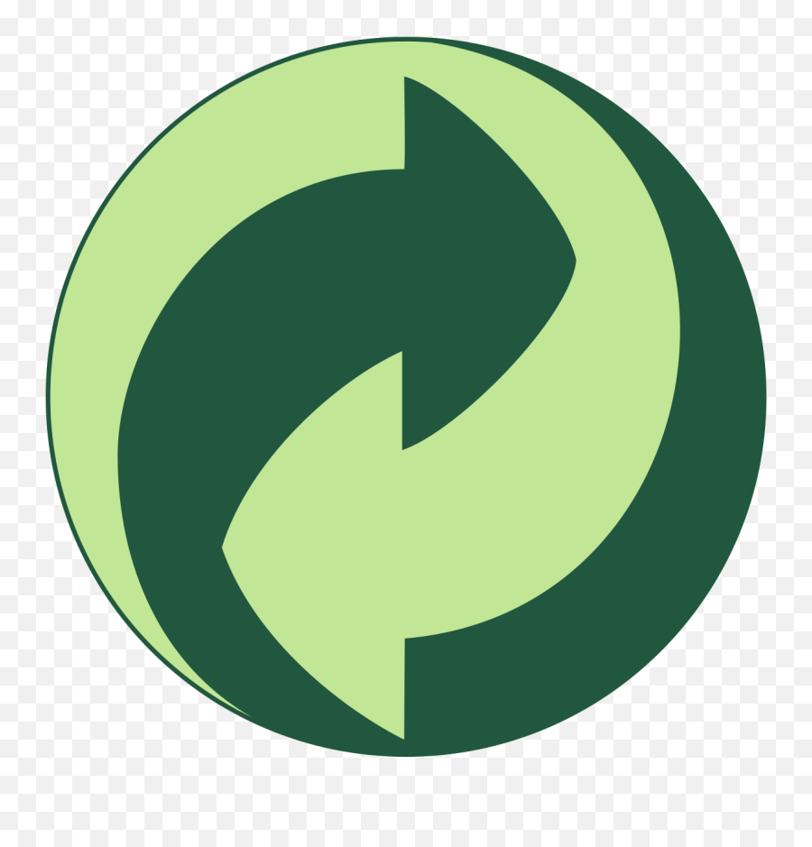 Green Dot - Recycling Symbols Emoji,Green Dot Emoji