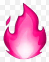 Fireemoji Pink Pinkemojis Fireemojis - Transparent Background Ios Emoji