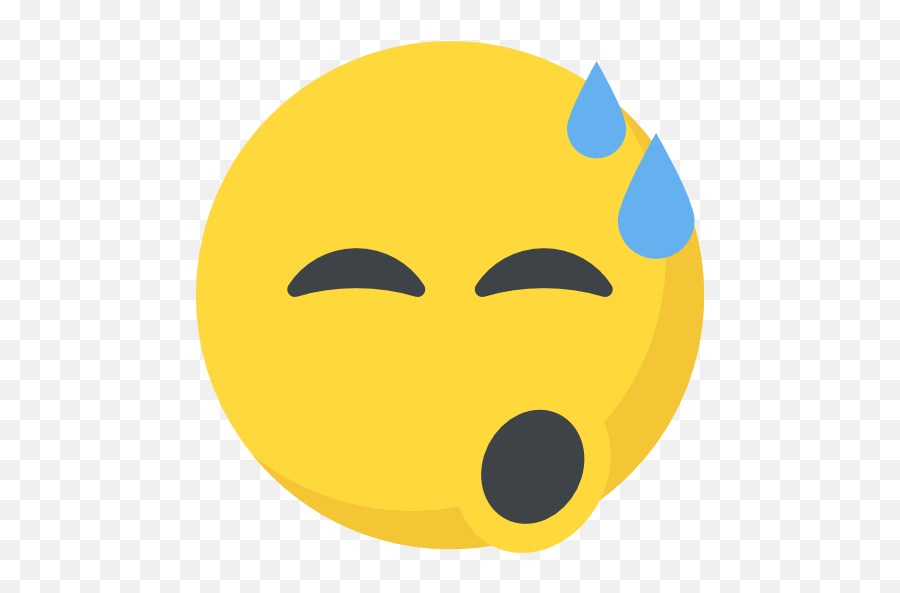 Sweating - Sweating Icon Emoji,Emoticons Sweating