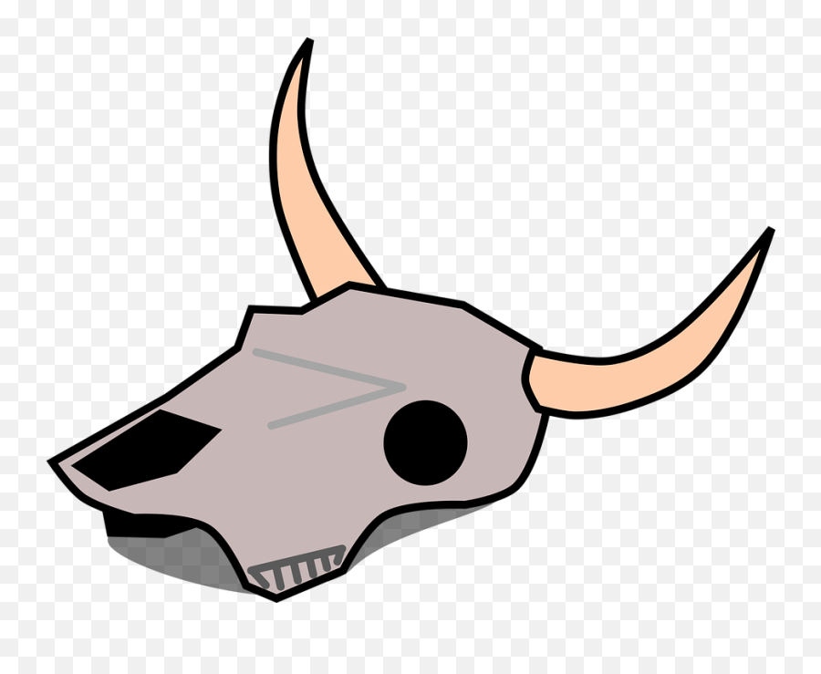 Dead Clipart Clip Art Dead Clip Art - Bull Skull Clipart Png Emoji,Dead Fish Emoji