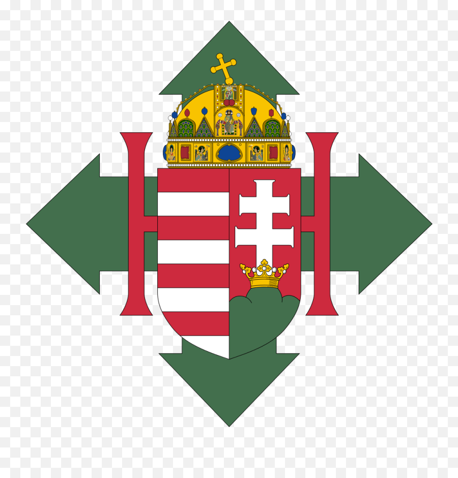 Coat Of Arms Of Hungary - Hungarian Coat Of Arms Vector Emoji,Nazi Flag Emoji