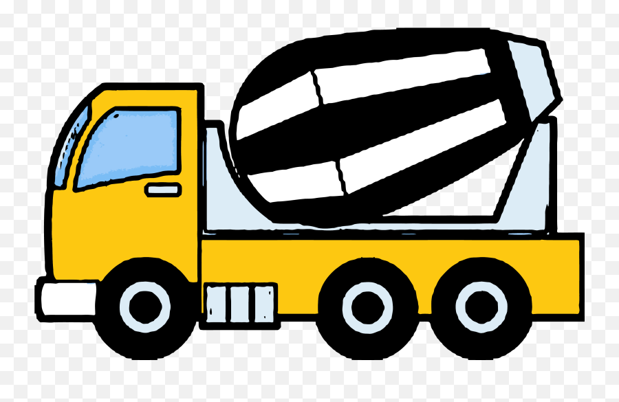 Cement Truck Construction Clipart Png - Construction Cement Truck Clipart Emoji,Truck Emoticon