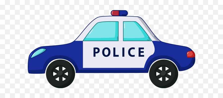Transparent Background Clipart Police Car - Cartoon Transparent Police Car Emoji,Police Car Emoji