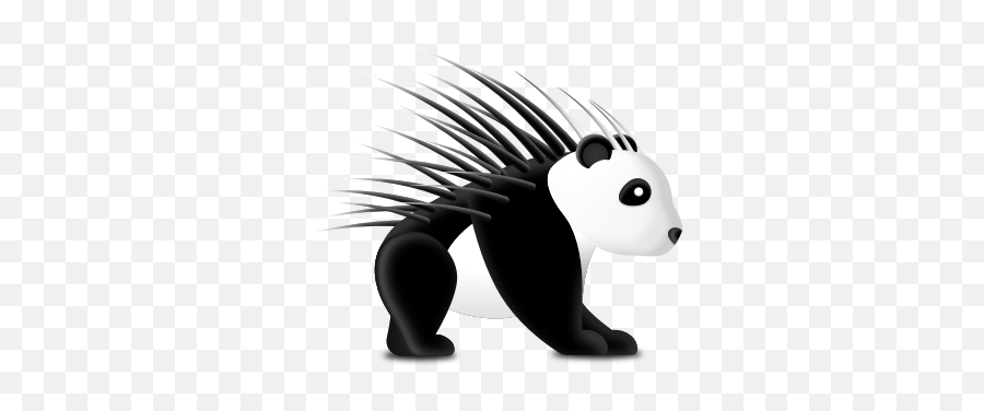 Gishwhes Gishmoji By Team Deusexmishina By Uxm Studio Inc - Panda Emoji,Porcupine Emoji