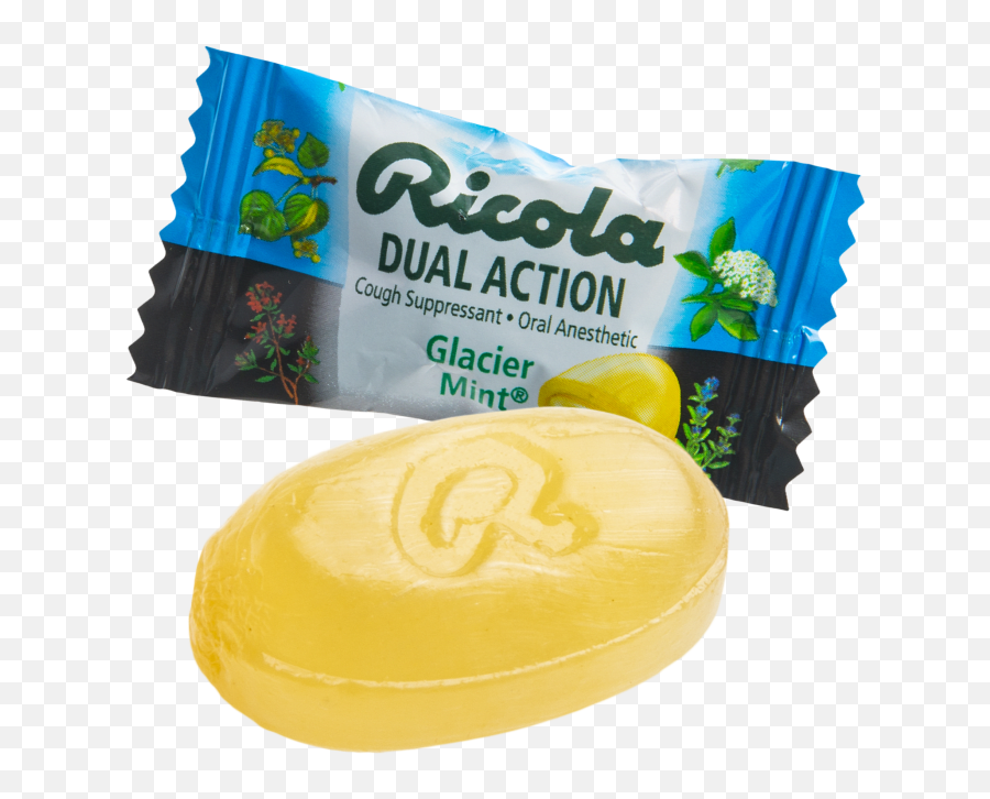 95 - Or456pack Ricola Dual Action Glacier Mint Cough Drops Ricola Wrapped Emoji,Peppermint Emoji