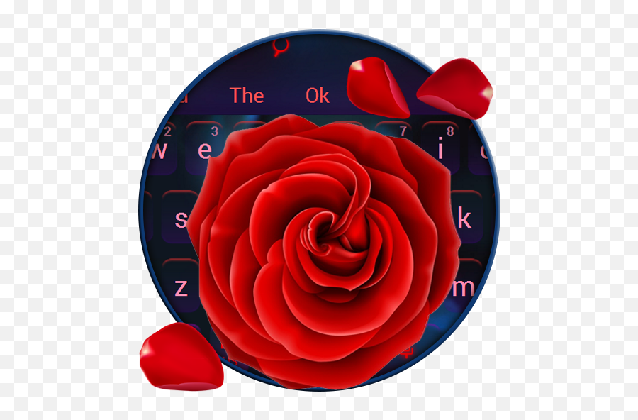 Download Red Rose Keyboard Theme From Myket App Store - Rose Vector Transparent Background Emoji,Rose Emojis
