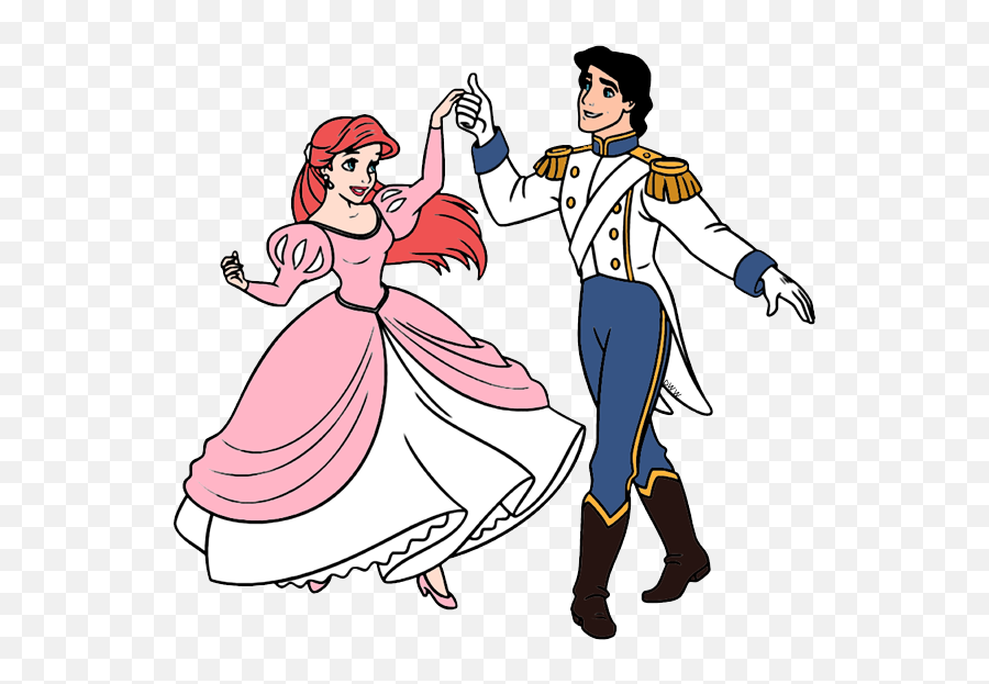 Costume Clipart Dancing Costume - Disney Princess Ariel And Prince Eric Emoji,Dancing Girl Emoji Costume