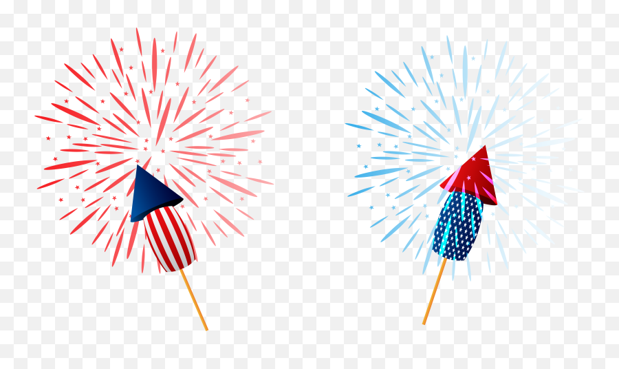 Clipart Fireworks Sparkler Clipart - Transparent 4th Of July Fireworks Emoji,Sparkler Emoji