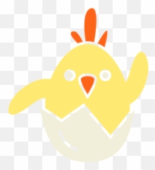 Chick Transparent Hatching Picture - Huevos Pascua Del Pollito Amarillo Emoji