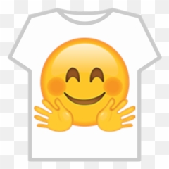 Hugging Face Emoji - Hug Emoji Transparent,How To Use Emojis On Roblox