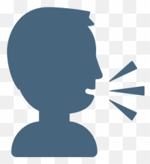 Speaking head emoji clipart Free download transparent PNG - Transparent Background Talking Emoji