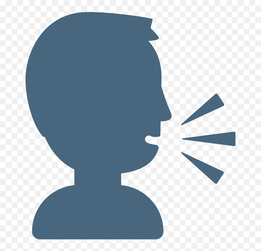 Speaking Head Emoji Clipart Free Download Transparent Png - Transparent Background Talking Emoji,Emoji Head