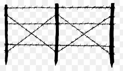Transparent Mapping Chain Link Fence - Barb Wire Fence Clipart Emoji,Fencing Emoji