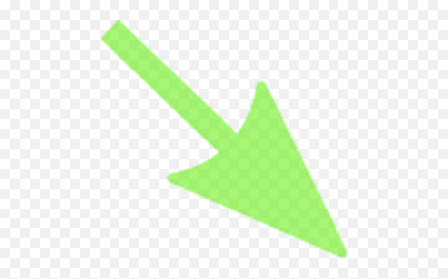 Vetor De Cor Da Seta Verde - Flecha Inclinada Hacia Abajo Emoji,Emoticons Funky
