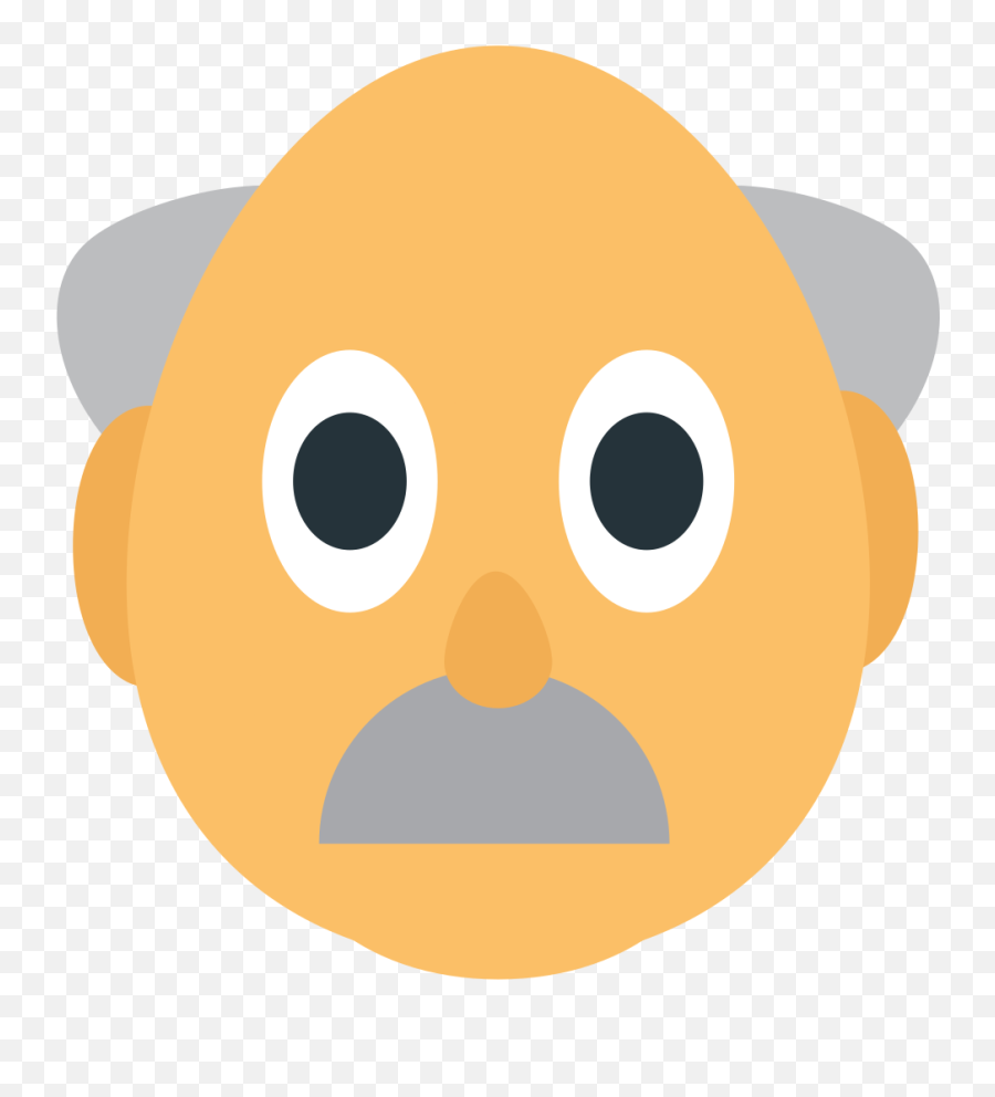Emojione1 1f474 - Cartoon Emoji,Eye Emojii